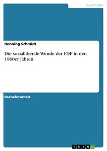 die sozialliberale wende 1960er jahren Epub