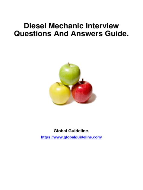 diesel generator interview questions and answers Ebook Epub