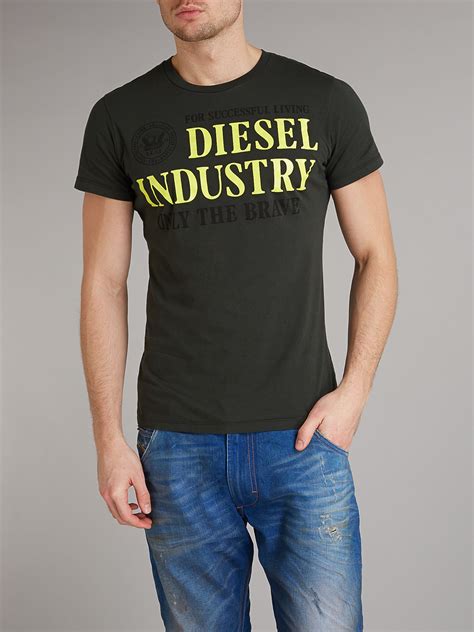 diesel t shirt green