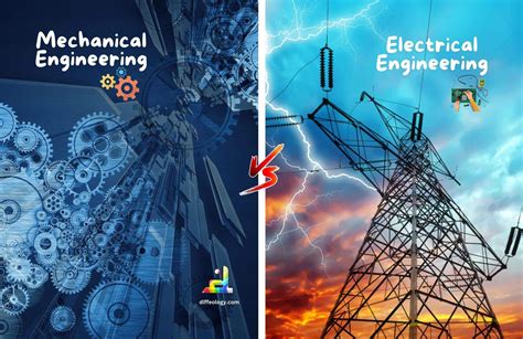 difference between mechanical and electrical engineering