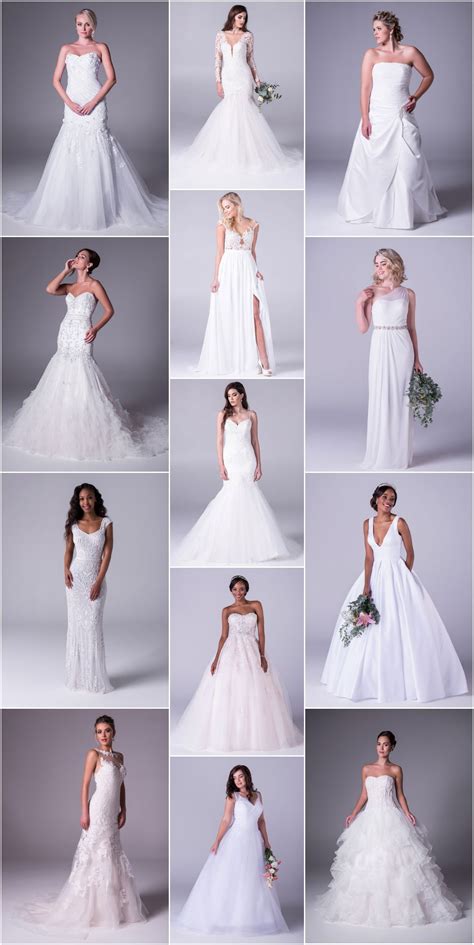 different bridal dress styles