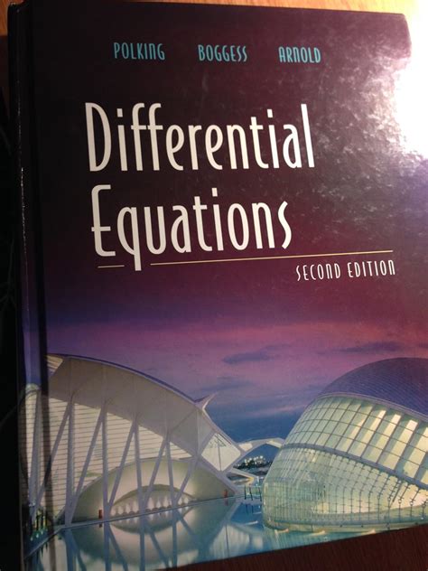 differential equations 2nd edition Reader