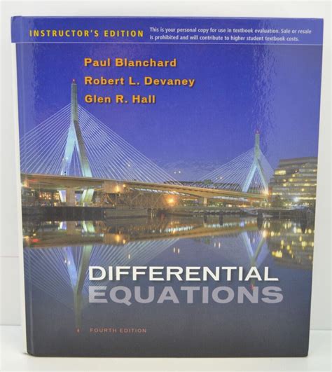 differential equations 4th edition by paul blanchard Ebook Doc