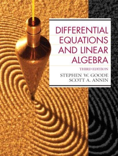 differential equations and linear algebra 3rd goode pdf Kindle Editon