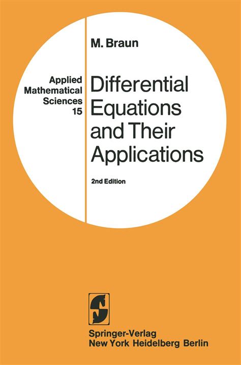 differential equations and their applications martin braun solution manual PDF