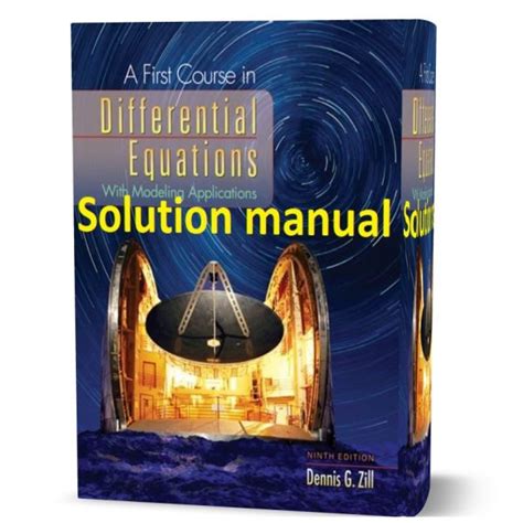 differential equations dennis zill solution manual pdf Kindle Editon