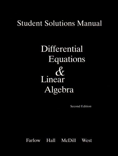 differential equations linear algebra solutions manual farlow Epub