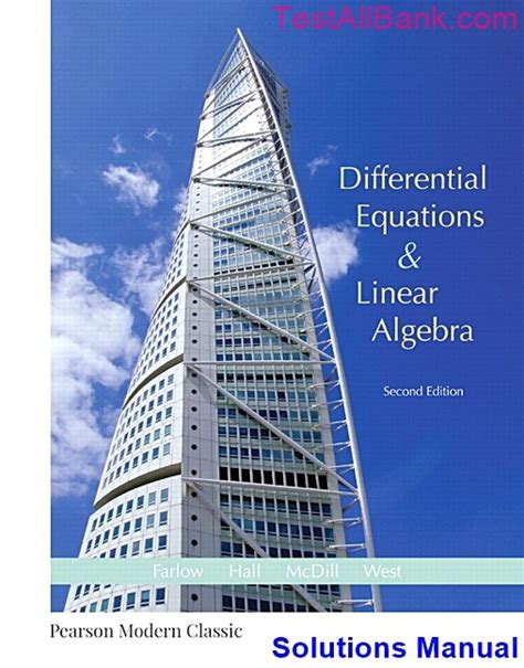 differential equations linear algebra solutions manual farlow Epub