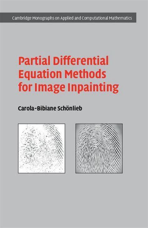 differential inpainting monographs computational mathematics ebook Epub