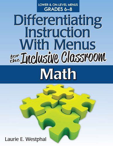 differentiating instruction with menus math grades 6 8 PDF