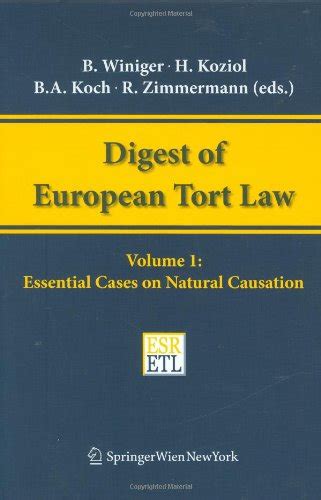 digest of european tort law essential Doc