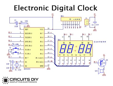 digital clock circuit diagram using led Kindle Editon