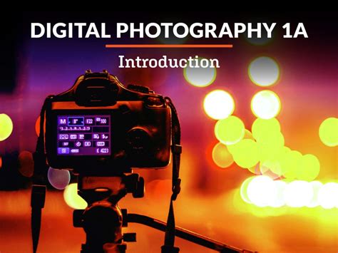 digital photography introductory level to intermediate Doc