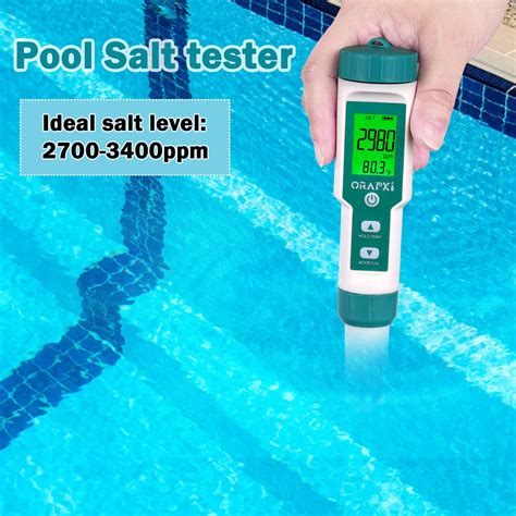 digital pool salt tester