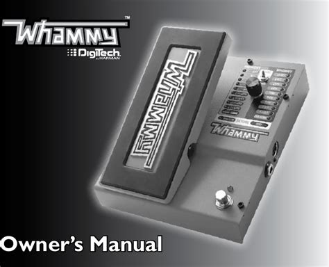 digitech whammy user guide Kindle Editon