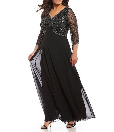 dillards plus size dresses