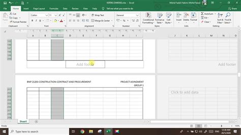 dim paper template excel PDF
