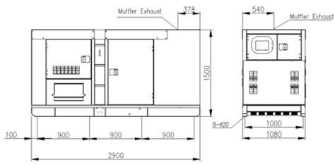 dimension generator set drawing Doc