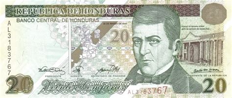 dinero de honduras 2000 lempira