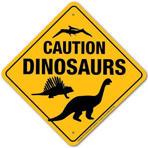 dino head signs