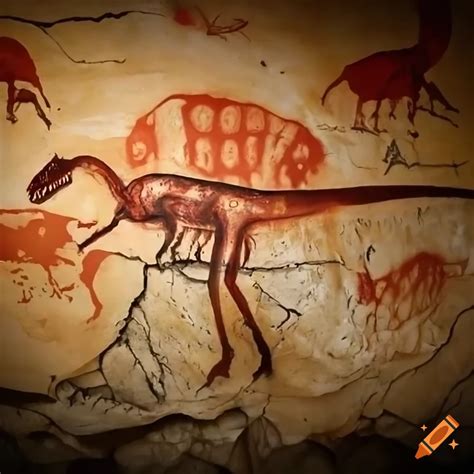 dinosaur cave drawings