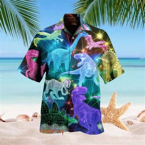 dinosaur hawaiian shirt