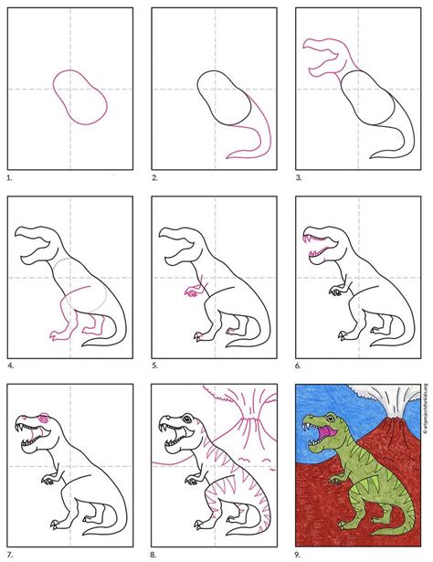 dinosaur how to draw Epub