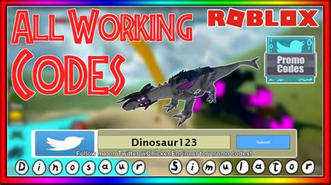 dinosaur simulator codes