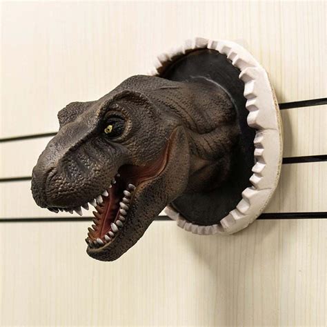 dinosaur wall mounted head