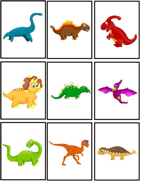 dinosaurs matching game Reader