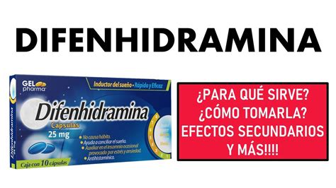 diphenhydramine para que es