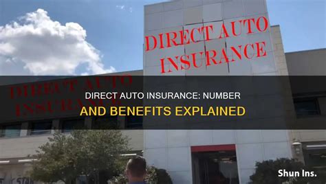 direct auto insurance phone number