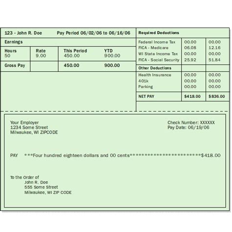 direct deposit pay stub template california Reader