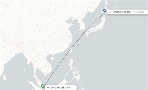 direct flight from singapore to hokkaido