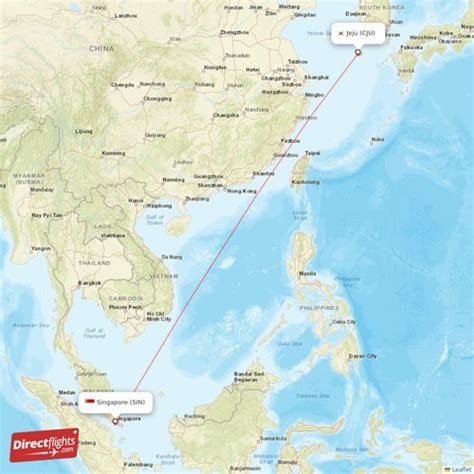 direct flight from singapore to jeju