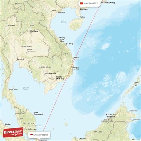 direct flight from singapore to shenzhen