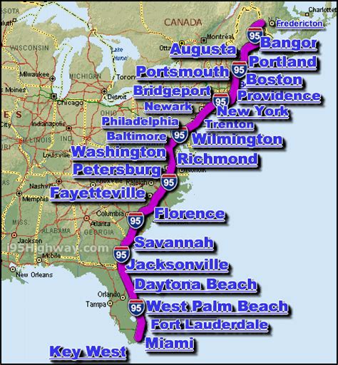 directions to i 95 southbound