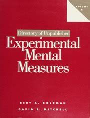 directory of unpublished experimental mental measures volume 8 Epub