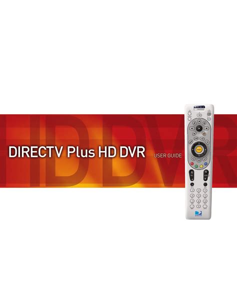 directv hd dvr installation manual Reader
