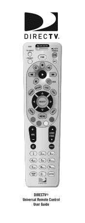 directv remote manual rc65 PDF