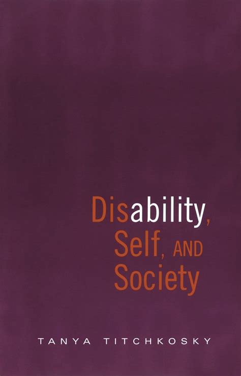 disability self and society Reader