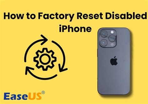 disabled iphone 5 factory reset Epub