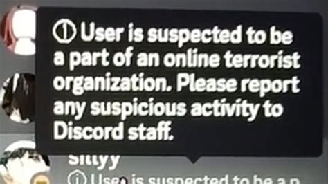 Discord User Is Suspected Terrorist