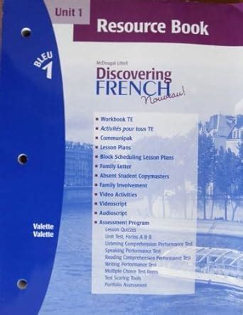 discovering french novveau unit 1 resource book bleu 1 Kindle Editon