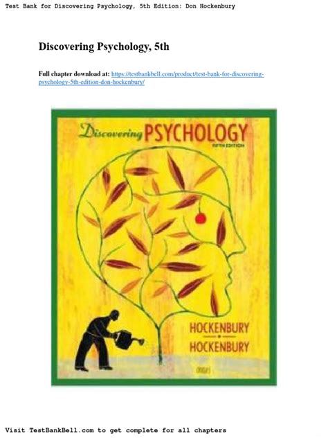 discovering psychology 5th edition test answers Kindle Editon