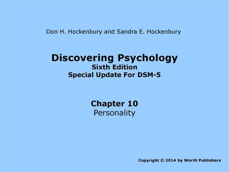 discovering psychology dsm5 update hockenbury Ebook Kindle Editon