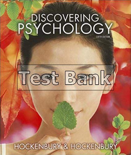 discovering psychology hockenbury 6th edition PDF