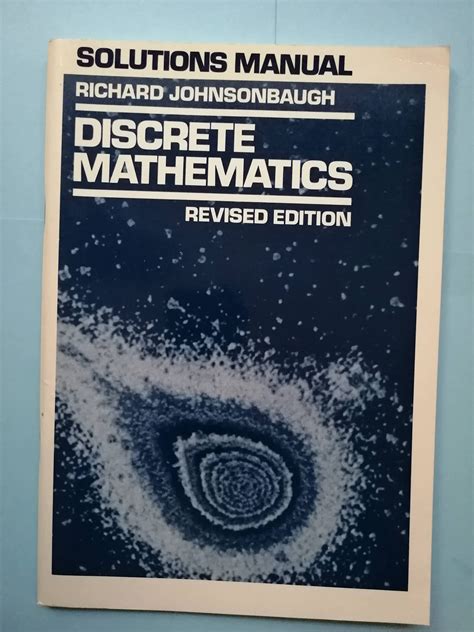 discrete mathematics richard johnsonbaugh solution manual PDF