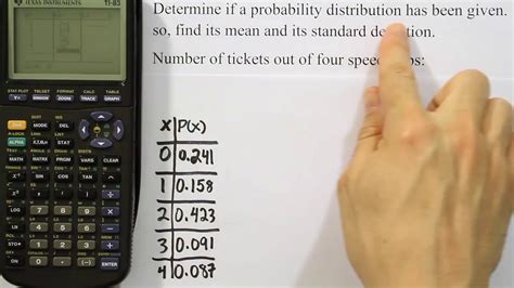 discrete probability distribution calculator