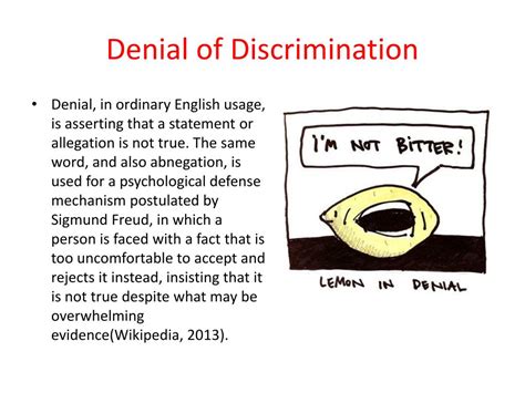 discrimination and denial discrimination and denial Epub